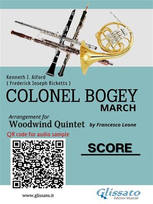 cover image of Woodwind Quintet Score of "Colonel Bogey"